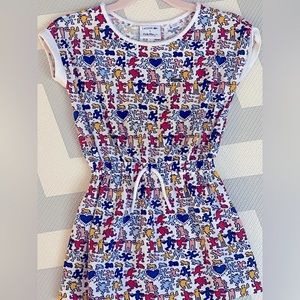 Lacoste by Keith Haring toddler dress size 2